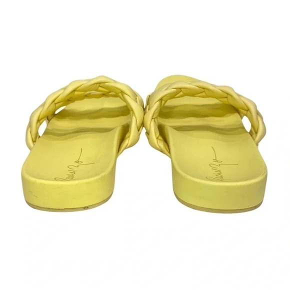 Rachel  Zoe Emilie Braided Sandals | Yellow | Size 11 - Picture 6 of 11